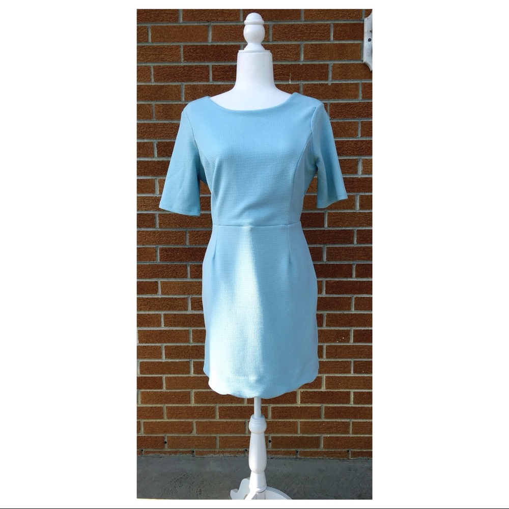 Blue mini dress